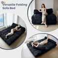 thumbnail image 3 of Sofá cama plegable MAXYOYO, sillón cama convertible, negro, 3 of 8