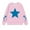 Pink, variant on ShomPort Toddler Sweatshirt Baby Boys Girls Crewneck Sweatshirt Long Sleeve Star Printed Pullover 1-12Years