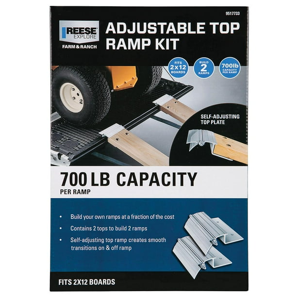 Reese Explore Adjustable Ramp Top Kit, 2 in. x 12 in.