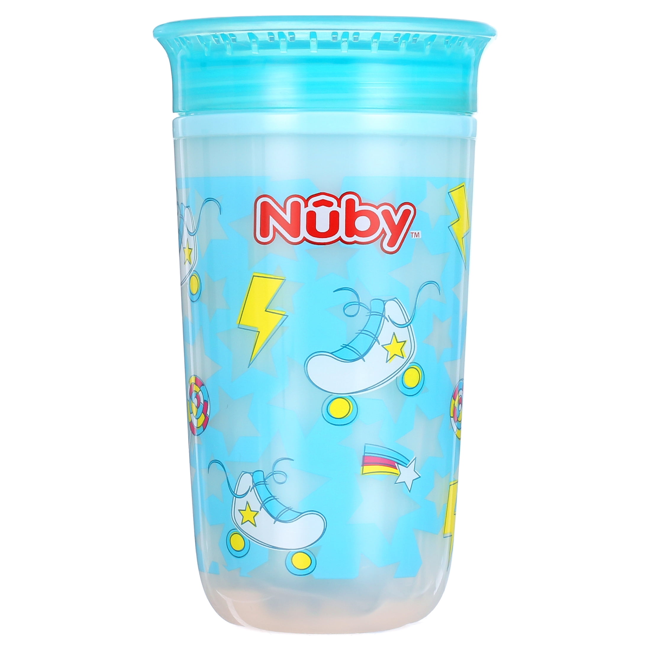 Nuby 2pk Smart Edge 360° Cup - No Spill - 12+ Months - 10 oz/300