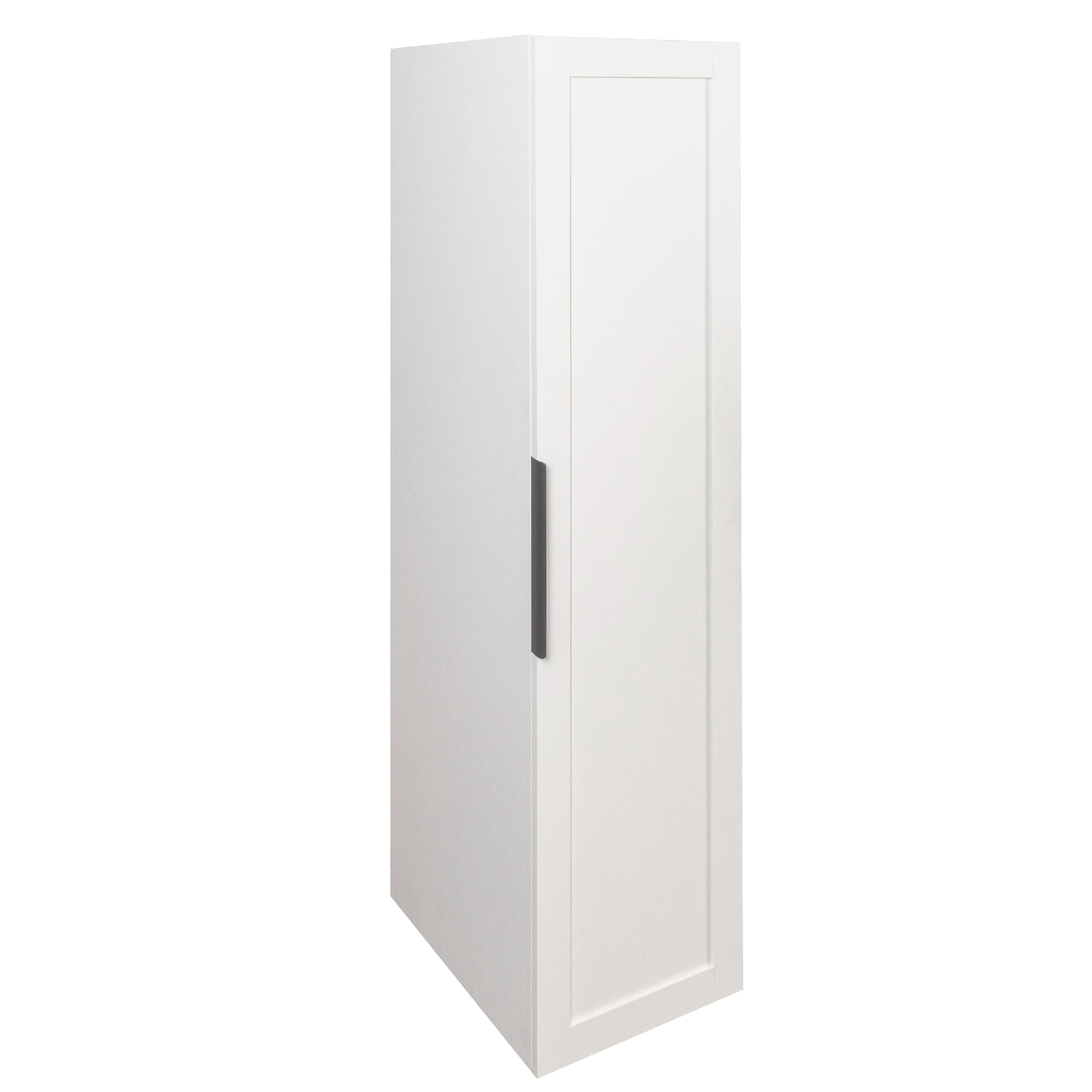 Kitchen Pantry Cabinet Freestanding Buffet Cupboard with Adjustable Shelves Side Racks, White