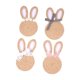 thumbnail image 3 of 4 posavasos de cuerda de cáñamo con diseño de conejo de Pascua, base vintage, aislante, para decoración del hogar, bar, fiesta, regalo de inauguración, 3 of 10
