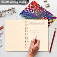thumbnail image 4 of FORMRS 1-Subject Spiral Notebook 8" x 5" College Ruled 60 Refillable Sheet, 2 Pack, Colorful Wavy Plaid, 4 of 7