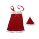 thumbnail image 3 of Vestido de disfraz de Papá Noel Yinane para mujer 66 cm con gorro, 3 of 8