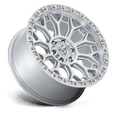 thumbnail image 2 of Fuel Off-Road - Talon - 17in, Cast Aluminum, Gloss Silver W/ Machined Face, 17X9, 6X135, 1mm, 194933425075, SAEJ2530, 2 of 3