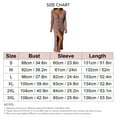thumbnail image 6 of Button Down Knit Sweater Dress Single Breasted V Neck Long Sleeve Open Front Casual Ribbed Knit Dress for Women Pink 3XL, 6 of 6