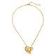 thumbnail image 1 of Collar NUZON con forma de corazón micropavé con circonitas cúbicas chapado en oro de 18 quilates para mujer, 1 of 7