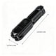 thumbnail image 3 of Linterna LED potente recargable 900000 lúmenes | Antorcha de mano ajustable y súper brillante y impermeable | 3 modos, carga USB, ABS duradero, pack de 2 módulos, batería de 1200mAh, 5,1 pulgadas, 3 of 9