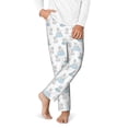 thumbnail image 2 of Yiaed Playful Polar Bear Pals Print Teenagers' Lounge Pants, Loose PJ Bottoms, Long Pajama Pants for Men-, 2 of 6