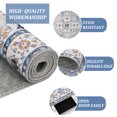 thumbnail image 4 of HOMERRY Area Rug 2x3 Vintage Area Rug Oriental Distressed Small Entryway Rug Thin Rug Chenille Mat, Blue, 4 of 7
