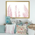 thumbnail image 3 of Designart 'Palm Branches and Blush Pinkeucalyptus' Shabby Chic Framed Art Print, 3 of 4
