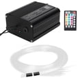 thumbnail image 1 of RGBW Fiber Light, DC12V 16W APP Control Fiber Optic Light, With 2m Fiber Optic Cable LED Colorful Aluminum For Decorating Car Decorating Home, 1 of 8