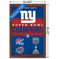 thumbnail image 3 of NFL New York Giants - Champions 23 Wall Poster, 14.725" x 22.375" Framed, 3 of 5