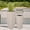 Beige, variant on Chak’s Choice Wicker Planters for Outdoor Plants Set of 2, 32“& 24 ” Tall Planter for Front Porch, Patio, Balcony, Indoor Usage - Square Rattan Flower Pots, Brown