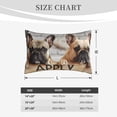 thumbnail image 5 of Haiem Pillowcase for Hair and Skin Queen - Cute Bulldogs Apply Printed Soft Pillowcase with Envelope Closure-20"x30", 5 of 8