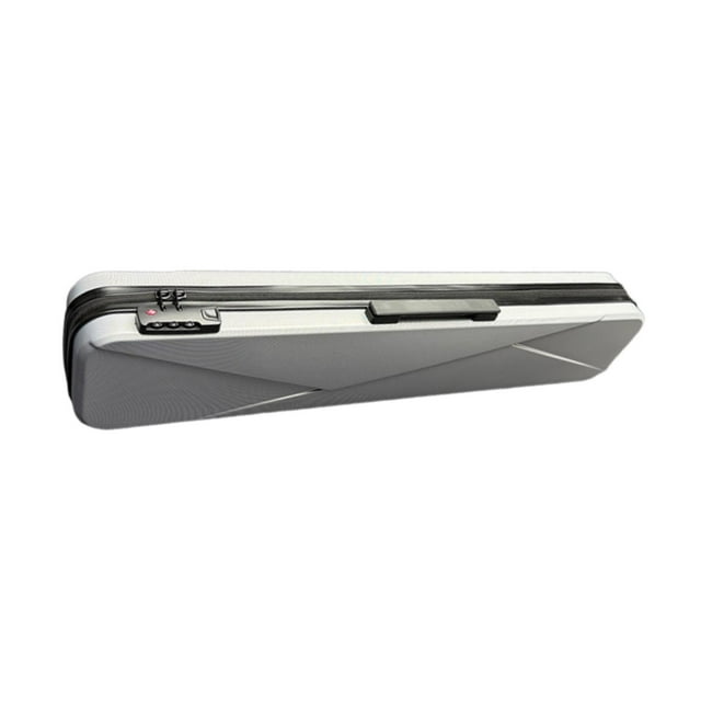 koolsoo Billiard Pool Cue Case Foam Inside with Detachable Adjustable Shoulder Strap Silver with Lock
