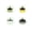 4pcs Brush - B, variant on Electric Spin Scrubber, Cordless Electric DishGun Cleaning Brush, with 6 Replaceable Brush Heads Power Scrubber, for Bathroom Floor Window Kitchen Sink Dish Pot