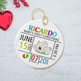 thumbnail image 3 of Personalized Baby's First Christmas Add Info Baby Ceramic Ornament, Custom Baby's Name Ceramic Decoration Christmas Tree 2025, Koala Bear Baby's 1st Xmas Ornament, Baby Ornament Gift for New Parents, 3 of 6