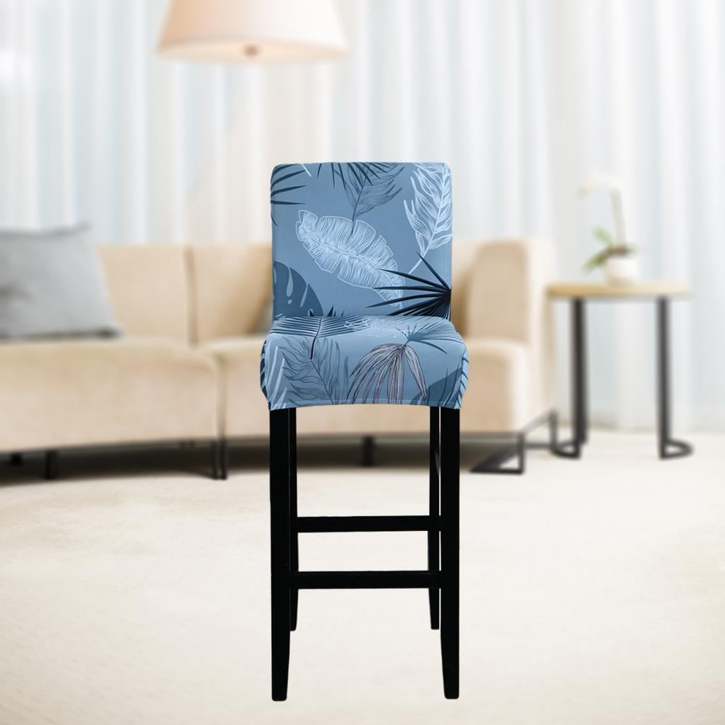 Short Back Seat Cover Bar Stool Slipcover