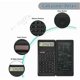 thumbnail image 4 of The scientific calculator and notepad desk three-in-one folding function calculator supports solar energy and button batteries, 4 of 5