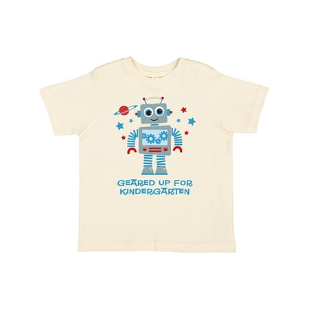 

Inktastic Robot Geared Up Kindergarten Gift Toddler Boy or Toddler Girl T-Shirt