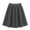 Grey, variant on Girls Midi Swing Skater Skirt,Uniform Skirts for Girls,Elastic High Waist Solid A-Line Skirt,Knee Length Casual Skirt for Back to School