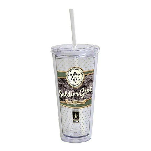 Turner Licensing, U.S. Army Soldier Girl Acrylic Tumbler 22 oz.
