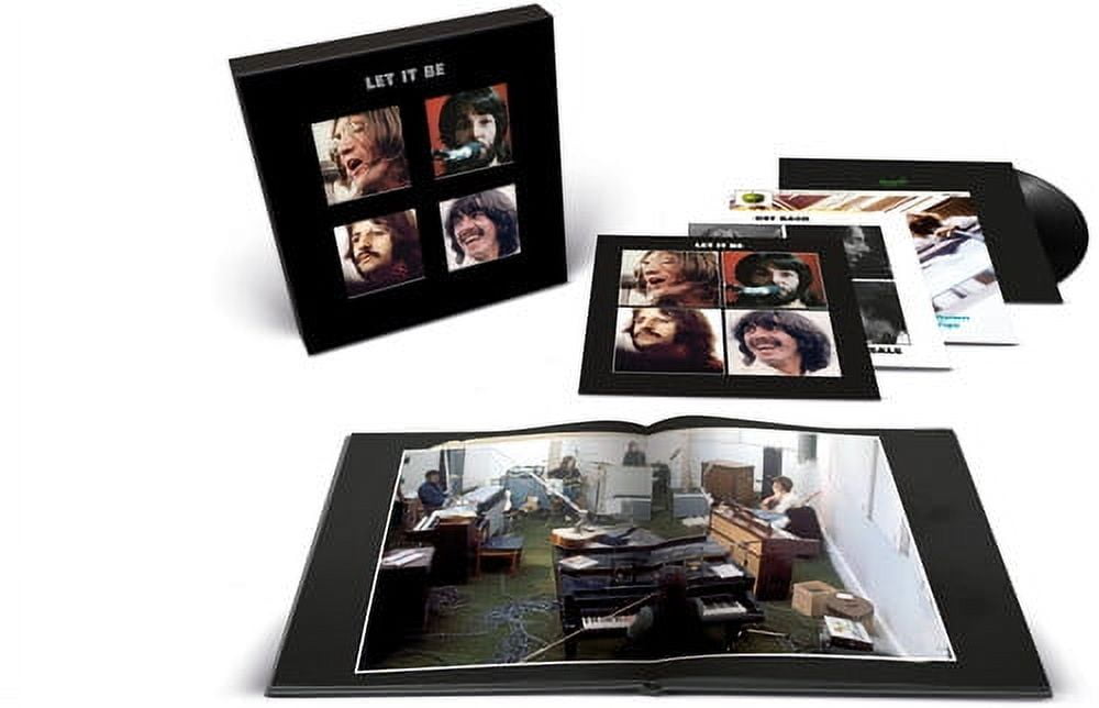 The Beatles Let It Be - Box Set - VG/EX + Poster UK Vinyl