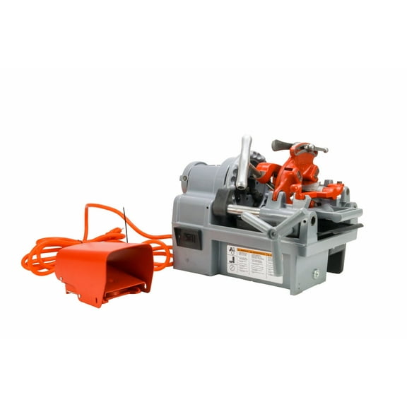 Restored RIDGID 1215 Pipe Threader 61142 with 811A Die Head & HSS Dies (Refurbished)