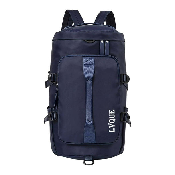 Mochila Deportiva Convertible - Bolsa para Yoga, Gimnasio, Natación, con Compartimento para Zapatos, Almacenamiento En Seco y Húmedo, 45 X 25 X 21 Cm, Mochila de Viaje de Nailon de Secado Rápido.
