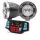 thumbnail image 1 of XYC 3" Motorcycle Weatherproof Bluetooth Wireless Speaker MP3 Music Player Sound Audio Stereo Amplifier System ATV UTV USB 2.0, micro SD, FM Radio (Black&Silver), 1 of 7