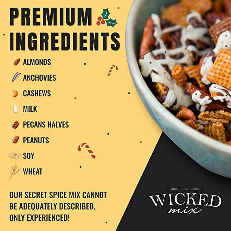 Wicked Mix Holiday Edition Snack Mix with Drizzled Chocolate