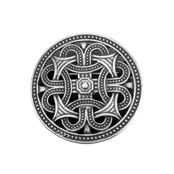 2xNorse Medieval Símbolo Broche Oval Mantón Suéter Pin 1 Fernando Broche nórdico vikingo vintage