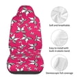 thumbnail image 5 of Fuzoiu Butterfly Print Seat Covers Set, Car Seat Covers Front Seats, Car Seat Protector, Car Seat Cushion, Seat Covers Carseat Cover Universal Fit for Most Cars, 5 of 7