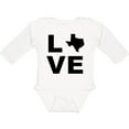 thumbnail image 3 of Inktastic Love Texas Boys or Girls Long Sleeve Baby Bodysuit, 3 of 5
