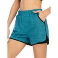 thumbnail image 5 of Women's Activewear Running Bike Shorts Double Layer Quick-Dry Short with Pockets, 5 of 7