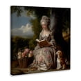 thumbnail image 2 of Stupell Industries Glam Rococo Lady with Dog Canvas Art, 17 x 17, by The Wands Want, 2 of 8
