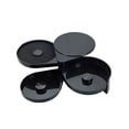 thumbnail image 1 of Escarchador Xtellar Vasos 3 Bandejas Giratorias, Color Negro, 1 of 5