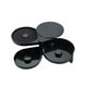 thumbnail image 1 of Escarchador Xtellar Vasos 3 Bandejas Giratorias, Color Negro, 1 of 5