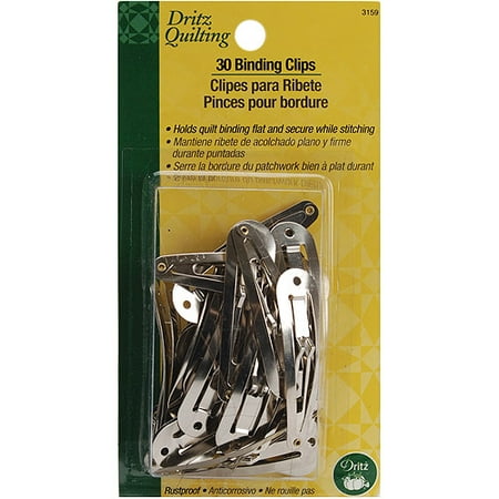 Dritz Quilting Binding Clips, 30/pkg