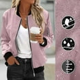 thumbnail image 2 of Breezora Lightweight Windproof Zip Up Jacket for Women Waterproof Fall Coat with Lining and Pockets XL Size Pink, 2 of 8