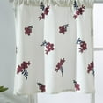 thumbnail image 6 of 1 Panel Tiers Small Window Treatment Curtain Insulated Blackout Drape Short Panel for Kitchen Bathroom Living Room or Any Small Window,29x24inches, 6 of 8