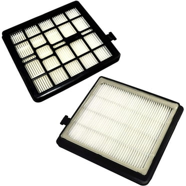 HQRP 2-pack Filter compatible with Dirt Devil Type F45 Filter parts 2KQ0107000 2-KQ0107-000 F-45 fits Purpose For Pets SD40000, EZ Lite SD40010 Canister Vacuum Cleaners