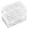 thumbnail image 1 of Caja de Almacenamiento de Cuentas con 15 Rejillas, Organizador Transparente para Accesorios de Uñas con Tapa Abatible, Soporte Rectangular Portátil para Joyería y Manualidades., 1 of 5