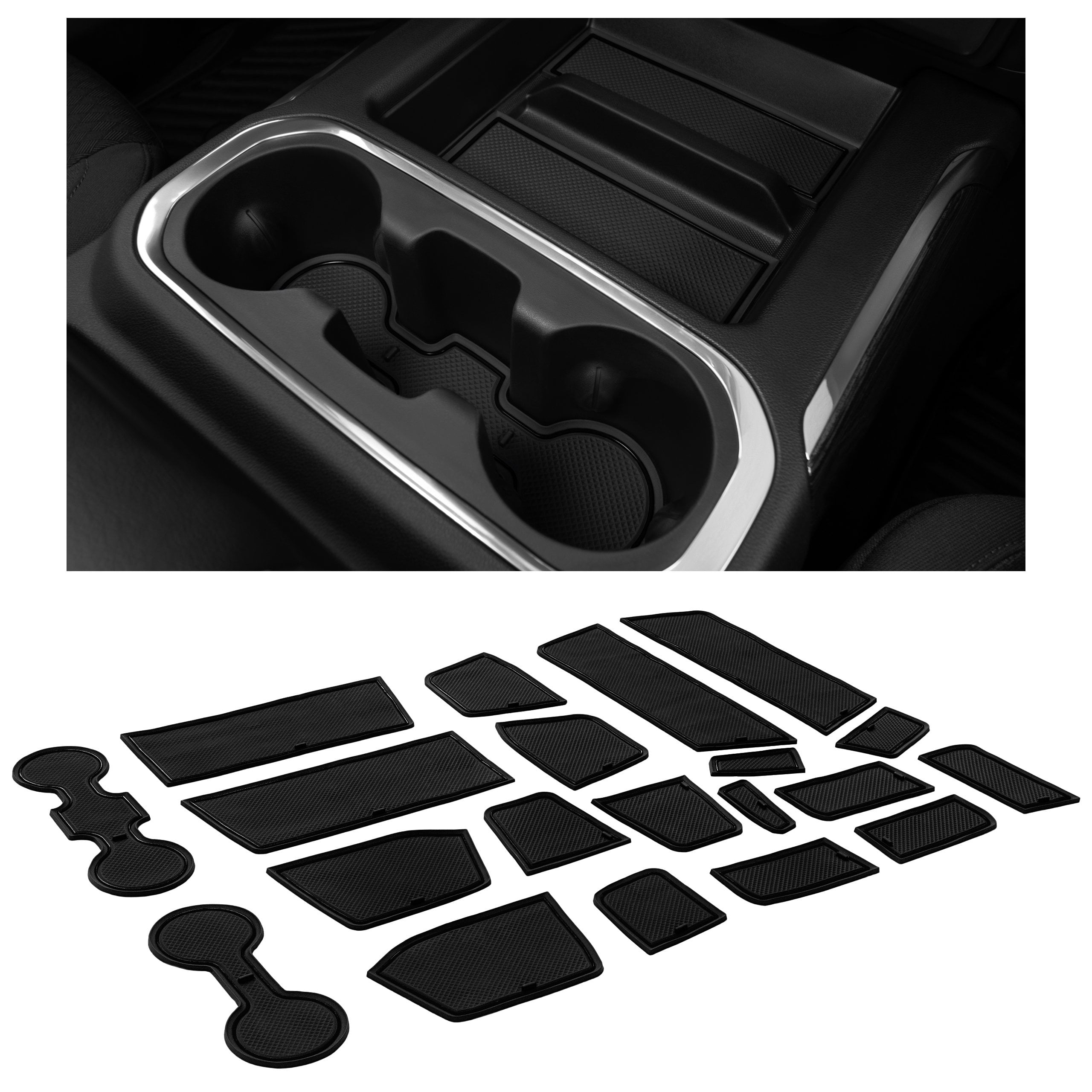 CupHolderHero for Chevy Silverado 1500 and GMC Sierra Accessories 2019