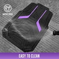 thumbnail image 6 of Road Comforts Heavy Duty Rubber Floor Mats Purple Aluminum Film Car Mats Set, Front and Rear Car Mats, 6 of 8