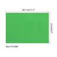 thumbnail image 2 of Uxcell 50 Feuilles Papier à Copier Coloré pour Impression de Bureau Formulaires d'Invitation Projets Artistiques Vert Émeraude 8.27 x 11.7 Pouces, 2 of 6