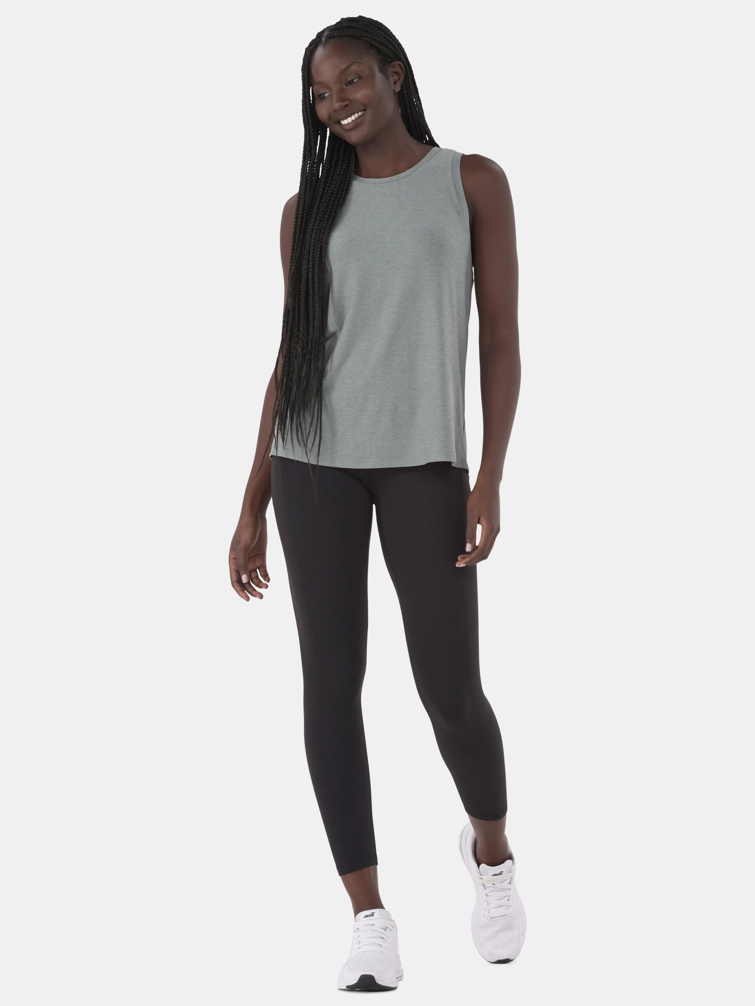 Athletic Works Women’s and Women's Plus ButterCore Performance Tank Top, Sizes XS-4X