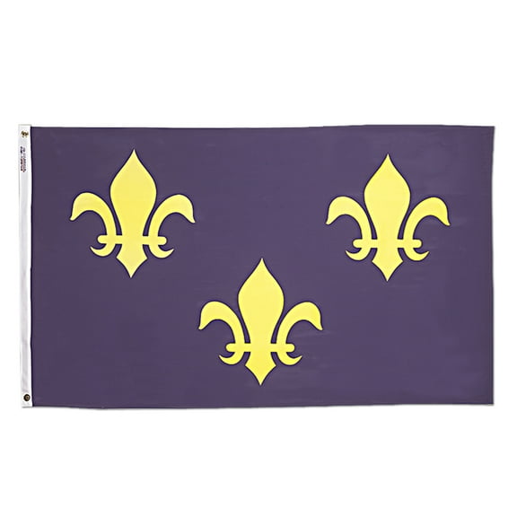 French Fleur de lis 3ft x 5ft Nylon Flag