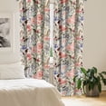 thumbnail image 2 of Ambesonne Floral Curtains, Scattered Botanical Motifs, Pair of 28"x84", Cinnamon Pale Yellow, 2 of 5